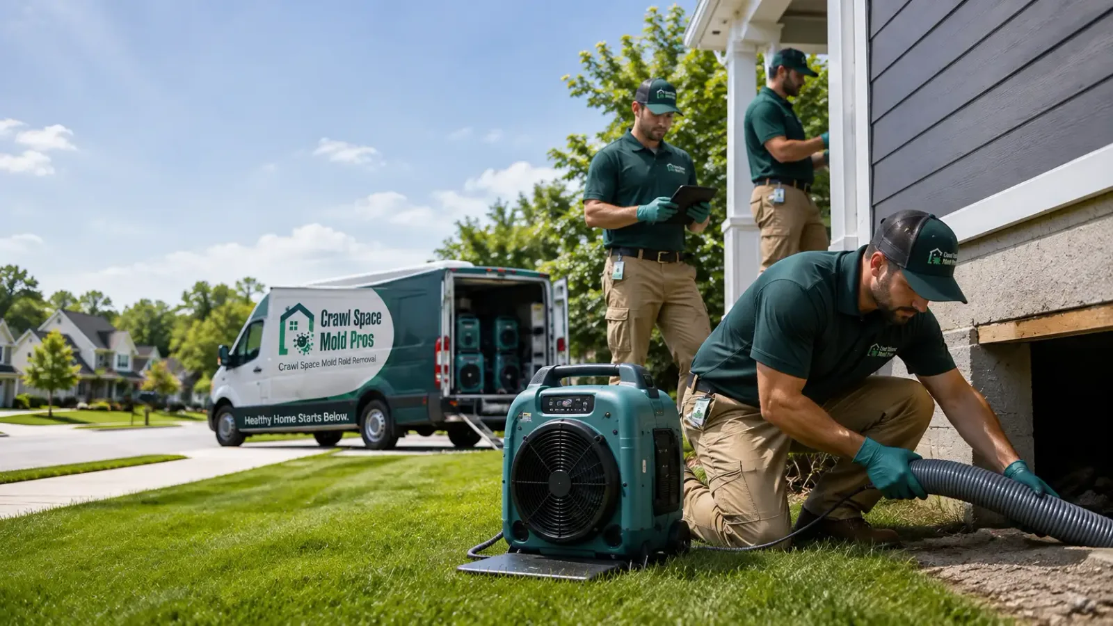 Crawl Space Mold Removal in Rock Glen, PA